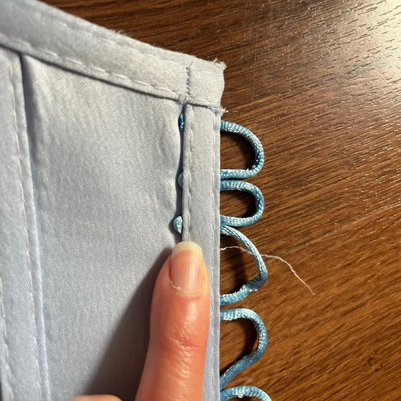 NWOT Blue Corset - Picture 2 of 9